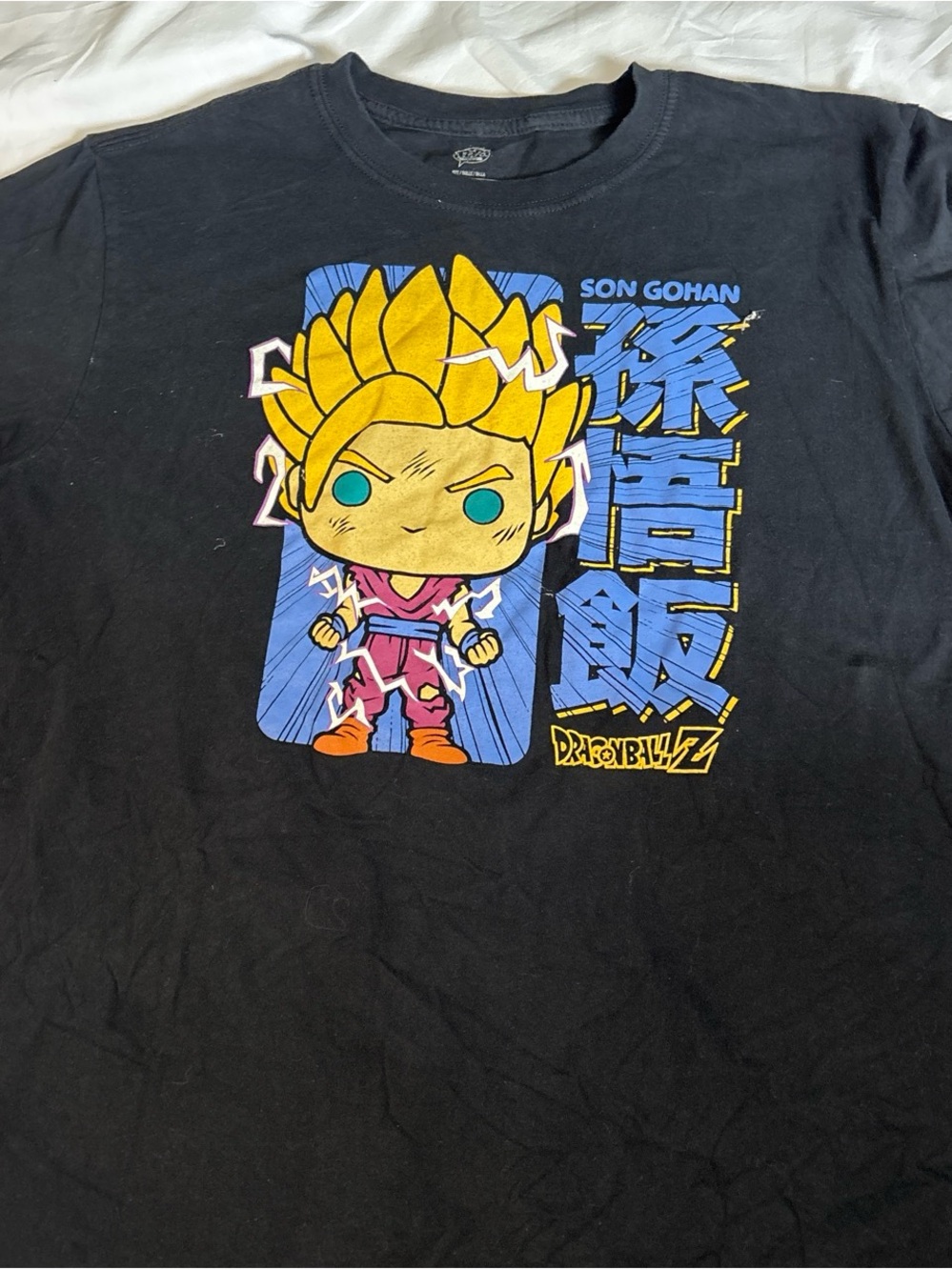 Funko Black Kids Super Saiyan Son Gohan Graphic Tee